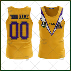 Melbourne Storm Custom Name Number Vintage 1999 Away Jersey Tank Top