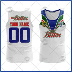 New Zealand Warriors Custom Name Number 1995 Vintage Retro Away Jersey Tank Top