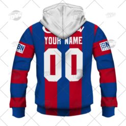 Newcastle Knights Custom Name Number 1997 Vintage Retro Heritage Jersey Zip Up Hoodie