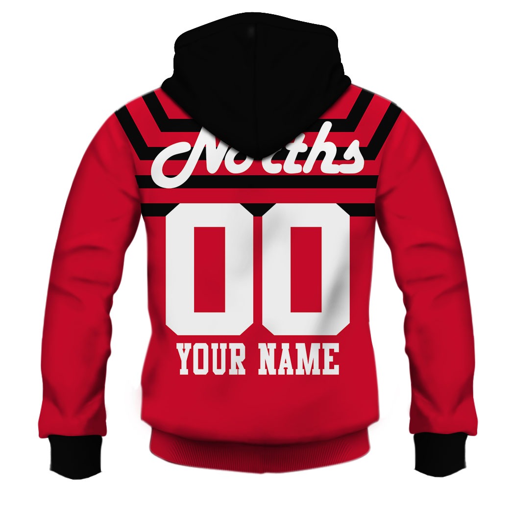 North Sydney Bears Custom Name Number 1989 Vintage Retro Jersey Pullover Hoodie North Sydney Bears Custom Name Number 1989 Vintage Retro Jersey Pullover Hoodie