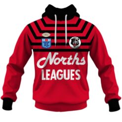 North Sydney Bears Custom Name Number 1989 Vintage Retro Jersey Pullover Hoodie