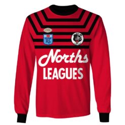 North Sydney Bears Custom Name Number 1989 Vintage Retro Jersey Sweatshirt