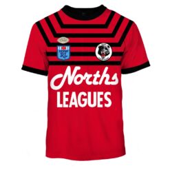 North Sydney Bears Custom Name Number 1989 Vintage Retro Jersey T-Shirt