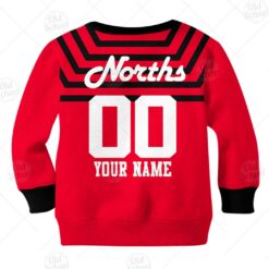 North Sydney Bears Custom Name Number 1991 Vintage Retro Jersey Kids Sweatshirt