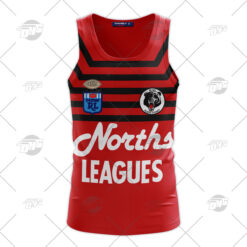 North Sydney Bears Custom Name Number 1991 Vintage Retro Jersey Tank Top