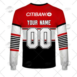 North Sydney Bears Custom Name Number 1997 Vintage Retro Jersey Sweatshirt