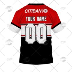 North Sydney Bears Custom Name Number 1997 Vintage Retro Jersey T-Shirt