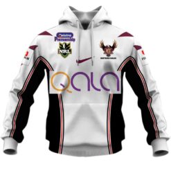 Northern Eagles Custom Name Number 2001 Retro Rugby League Jersey Pullover Hoodie