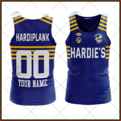Parramatta Eels Custom Name Number 1982 Vintage Retro Jersey Tank Top