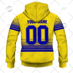 Parramatta Eels Custom Name Number 1997 Season Vintage Retro Heritage Jersey Away Zip Up Hoodie