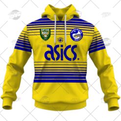 Parramatta Eels Custom Name Number 1997 Season Vintage Retro Heritage Jersey Away Pullover Hoodie