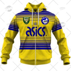 Parramatta Eels Custom Name Number 1997 Season Vintage Retro Heritage Jersey Away Zip Up Hoodie
