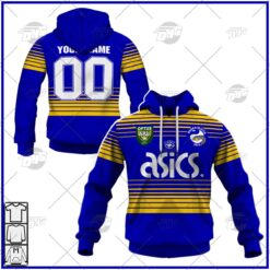 Parramatta Eels Custom Name Number 1997 Vintage Retro Heritage Jersey Home Pullover Hoodie