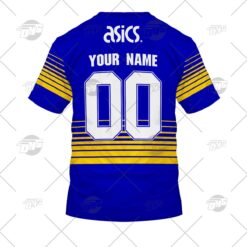 Parramatta Eels Custom Name Number 1997 Vintage Retro Heritage Jersey Home T-Shirt