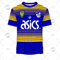 Parramatta Eels Custom Name Number 1997 Vintage Retro Heritage Jersey Home T-Shirt