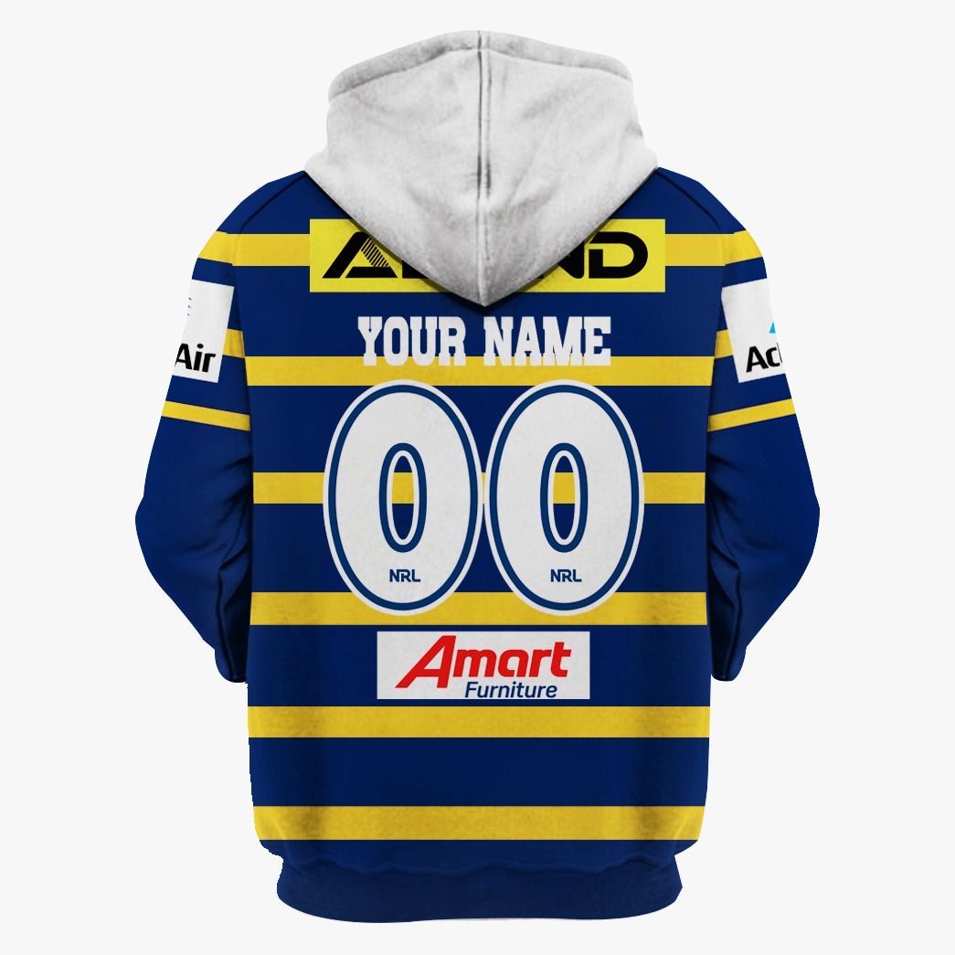 Parramatta Eels Custom Name Number 2019 Home Jersey Pullover Hoodie Parramatta Eels Custom Name Number 2019 Home Jersey Pullover Hoodie