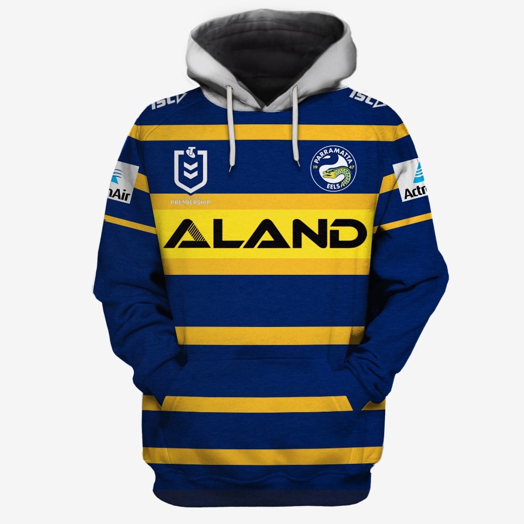 Parramatta Eels Custom Name Number 2019 Home Jersey Pullover Hoodie Parramatta Eels Custom Name Number 2019 Home Jersey Pullover Hoodie