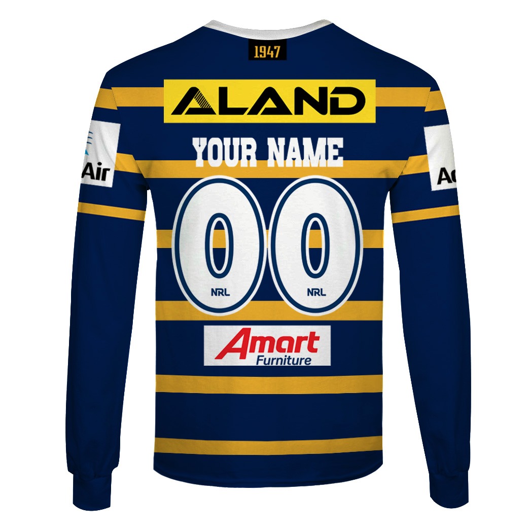 Parramatta Eels Custom Name Number 2019 Home Jersey Sweatshirt Parramatta Eels Custom Name Number 2019 Home Jersey Sweatshirt