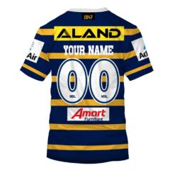 Parramatta Eels Custom Name Number 2019 Home Jersey T-Shirt