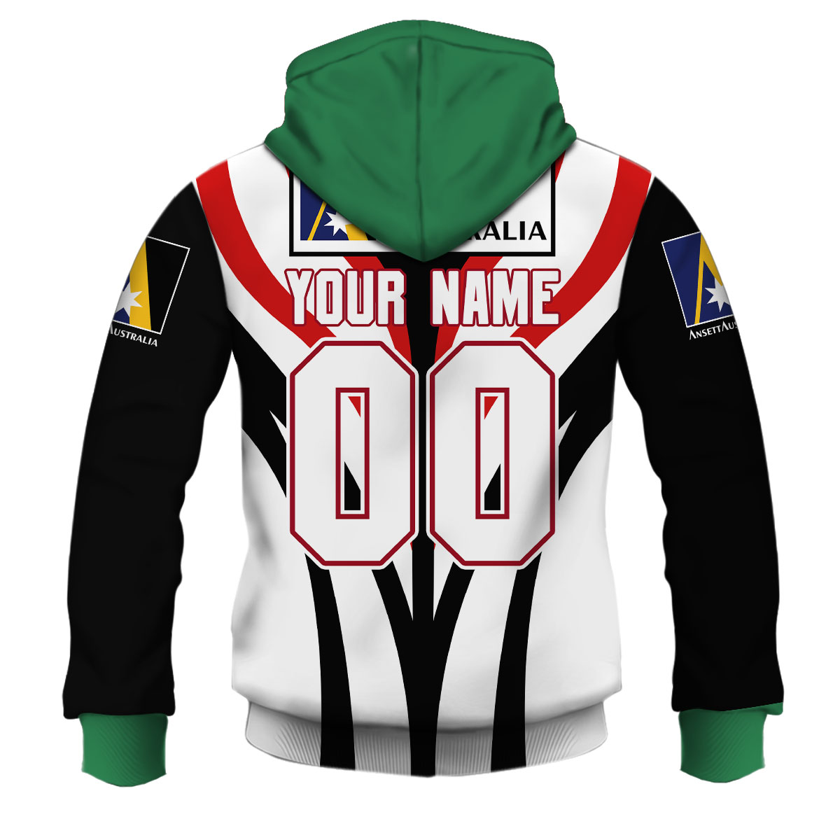 Penrith Panthers Custom Name Number 1997 Super League Vintage Retro Jersey Zip Up Hoodie Penrith Panthers Custom Name Number 1997 Super League Vintage Retro Jersey Zip Up Hoodie