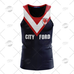 Sydney Roosters Custom Name Number 1976 Vintage Retro Jersey Tank Top