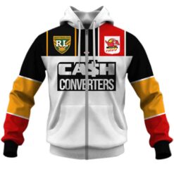 Western Reds Custom Name Number Vintage 1995 Retro Jersey Zip Up Hoodie