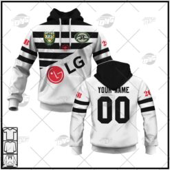 Western Suburbs Magpies Custom Name Number 1997 Season Vintage Retro Jersey White Pullover Hoodie