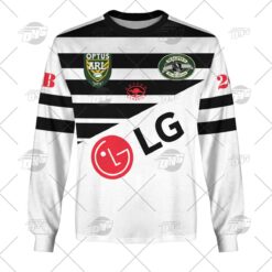 Western Suburbs Magpies Custom Name Number 1997 Season Vintage Retro Jersey White Sweatshirt
