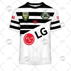 Western Suburbs Magpies Custom Name Number 1997 Season Vintage Retro Jersey White T-Shirt