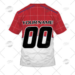 ATCC V8 Supercars Custom Name Number Craig Lowndes 1998 Retro Vintage Racing Jersey T-Shirt