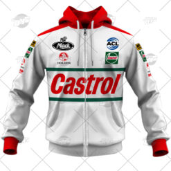 ATCC V8 Supercars Custom Name Number Larry Perkins 90s Retro Vintage Racing Jersey Zip Up Hoodie