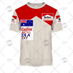 ATCC V8 Supercars Peter Brock Custom Name Number 70s 80s Retro Vintage Racing Jersey T-Shirt