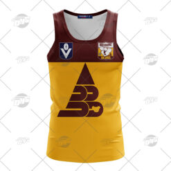 Brisbane Bears Custom Name Number 60s Vintage Retro Guernsey Tank Top