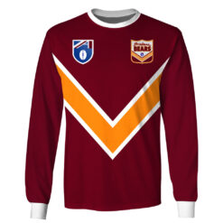 Brisbane Bears Custom Name Number 90s Vintage Retro Guernsey Sweatshirt