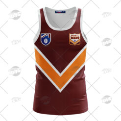 Brisbane Bears Custom Name Number 90s Vintage Retro Guernsey Tank Top