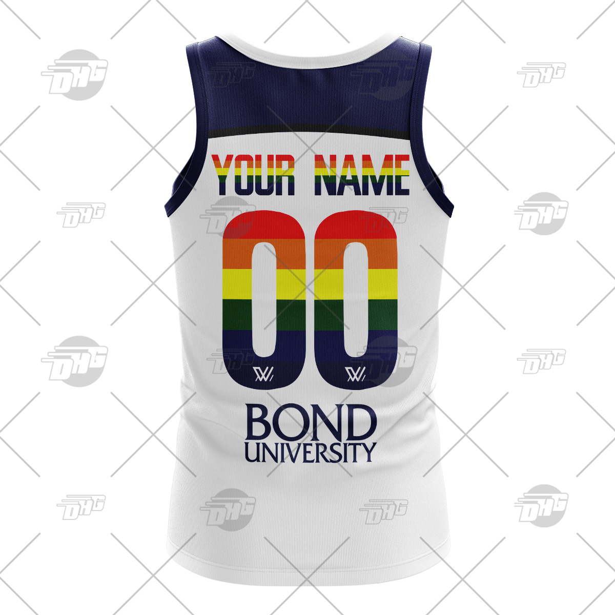 Brisbane Lions Custom Name Number 2022 Pride Guernsey Tank Top Brisbane Lions Custom Name Number 2022 Pride Guernsey Tank Top