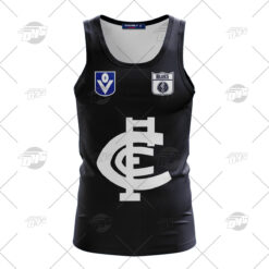 Carlton Blues Custom Name Number Vintage Retro 90s Tank Top