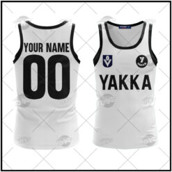 Collingwood Mapies Custom Name Number 1980s Vintage Guernsey Tank Top