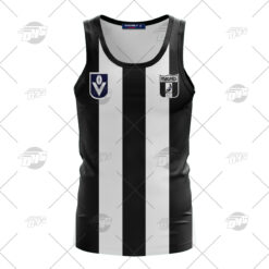 Collingwood Mapies Custom Name Number Vintage Retro 90s Guernsey Tank Top