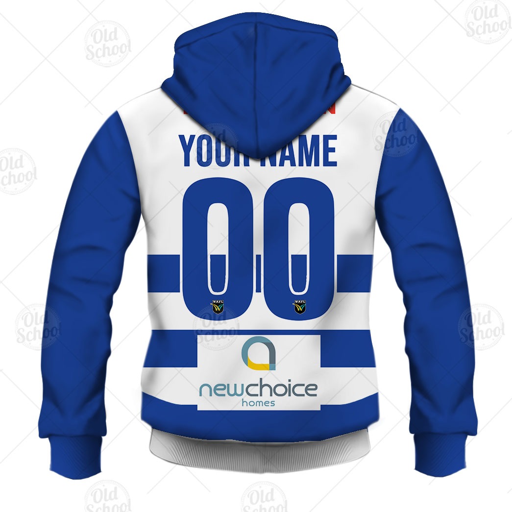East Fremantle Custom Name Number 2020 Home Jersey Pullover Hoodie East Fremantle Custom Name Number 2020 Home Jersey Pullover Hoodie