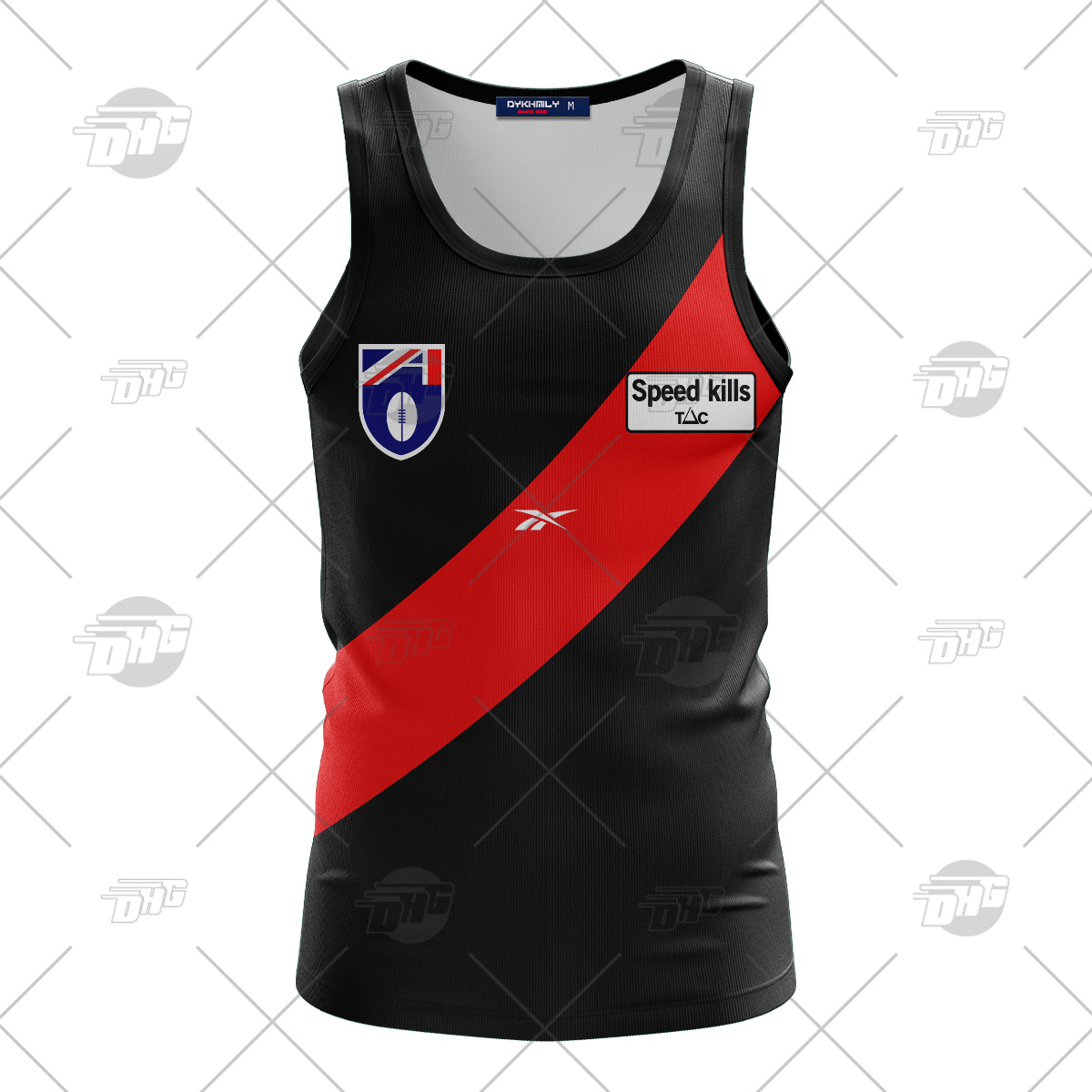 Essendon Bombers Custom Name Number 1989 Vintage Retro Guernsey Tank Top Essendon Bombers Custom Name Number 1989 Vintage Retro Guernsey Tank Top