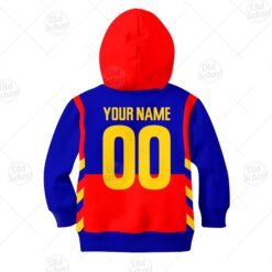 Fitzroy Lions Custom Name Number 1996 Pre-Season Vintage Guernsey Kids Zip Up Hoodie