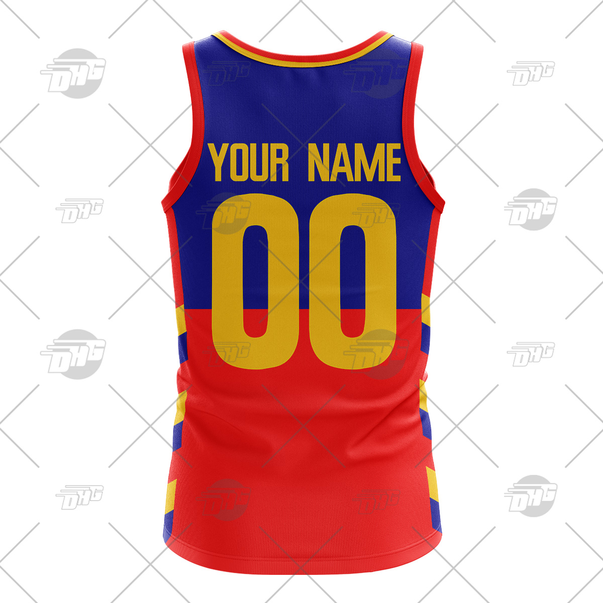 Fitzroy Lions Custom Name Number 1996 Pre-Season Vintage Guernsey Tank Top Fitzroy Lions Custom Name Number 1996 Pre-Season Vintage Guernsey Tank Top