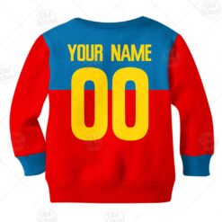 Fitzroy Lions Custom Name Number Throwback 1980 Vintage Home Guernsey Kids Sweatshirt