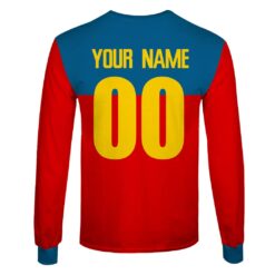 Fitzroy Lions Custom Name Number Throwback 1980 Vintage Home Guernsey Sweatshirt
