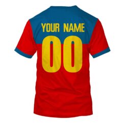 Fitzroy Lions Custom Name Number Throwback 1980 Vintage Home Guernsey T-Shirt