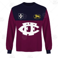 Fitzroy Lions Custom Name Number Vintage 1969 Heritage Guernsey Sweatshirt