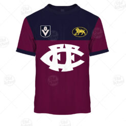 Fitzroy Lions Custom Name Number Vintage 1969 Heritage Guernsey T-Shirt