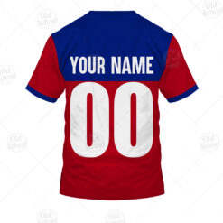 Fitzroy Lions Custom Name Number Vintage Guernsey 1995 Heritage T-Shirt