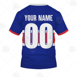 Footscray Bulldogs Custom Name Number Vintage Guernsey 1989 Heritage T-Shirt